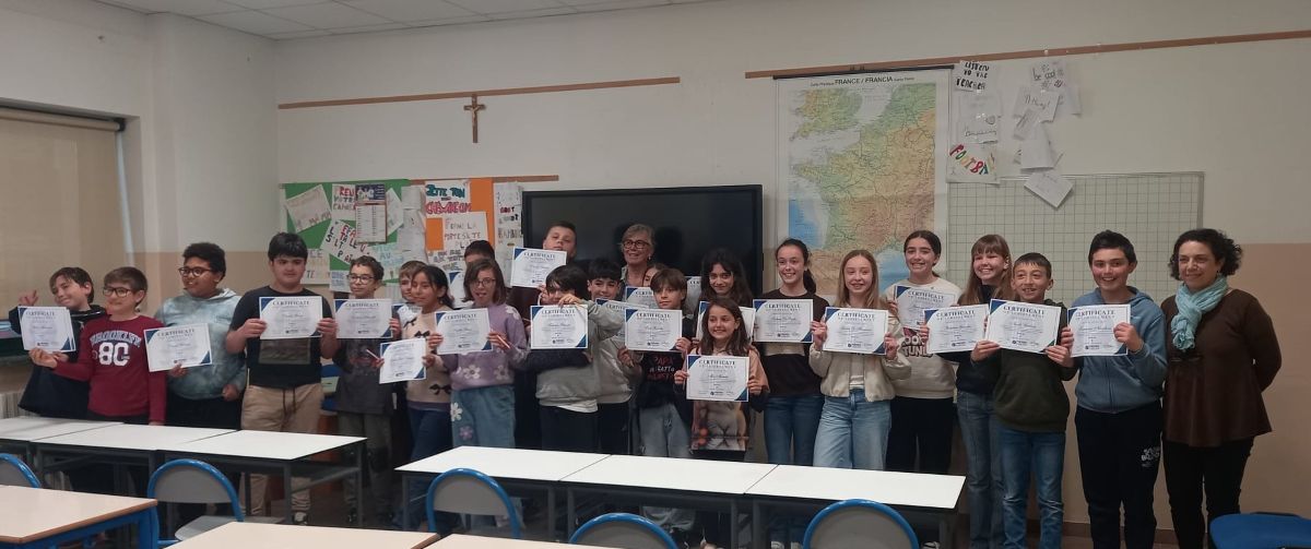 Le certificazioni dei nostri ragazzi di San Lorenzo al Mare e di Riva Ligure